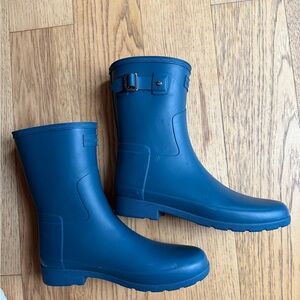 Hunter Teal Waterproof Boots